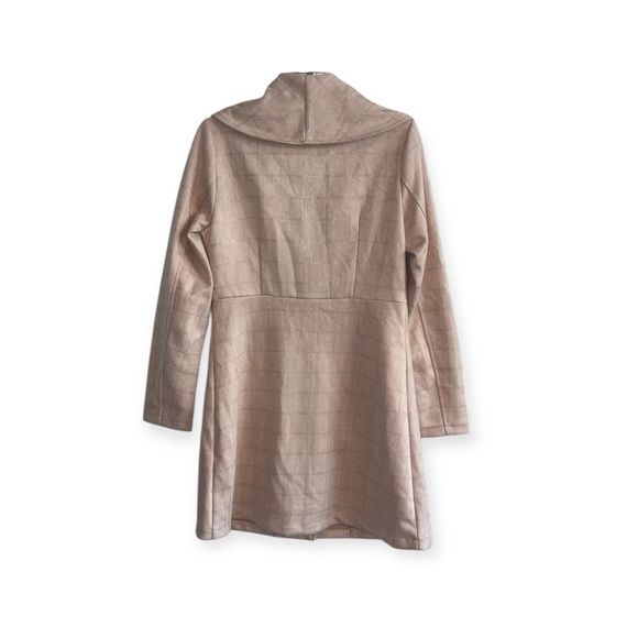 Solitaire Pink with Shimmer Soft Suede Feel Coat Size Small - Picture 4 of 10